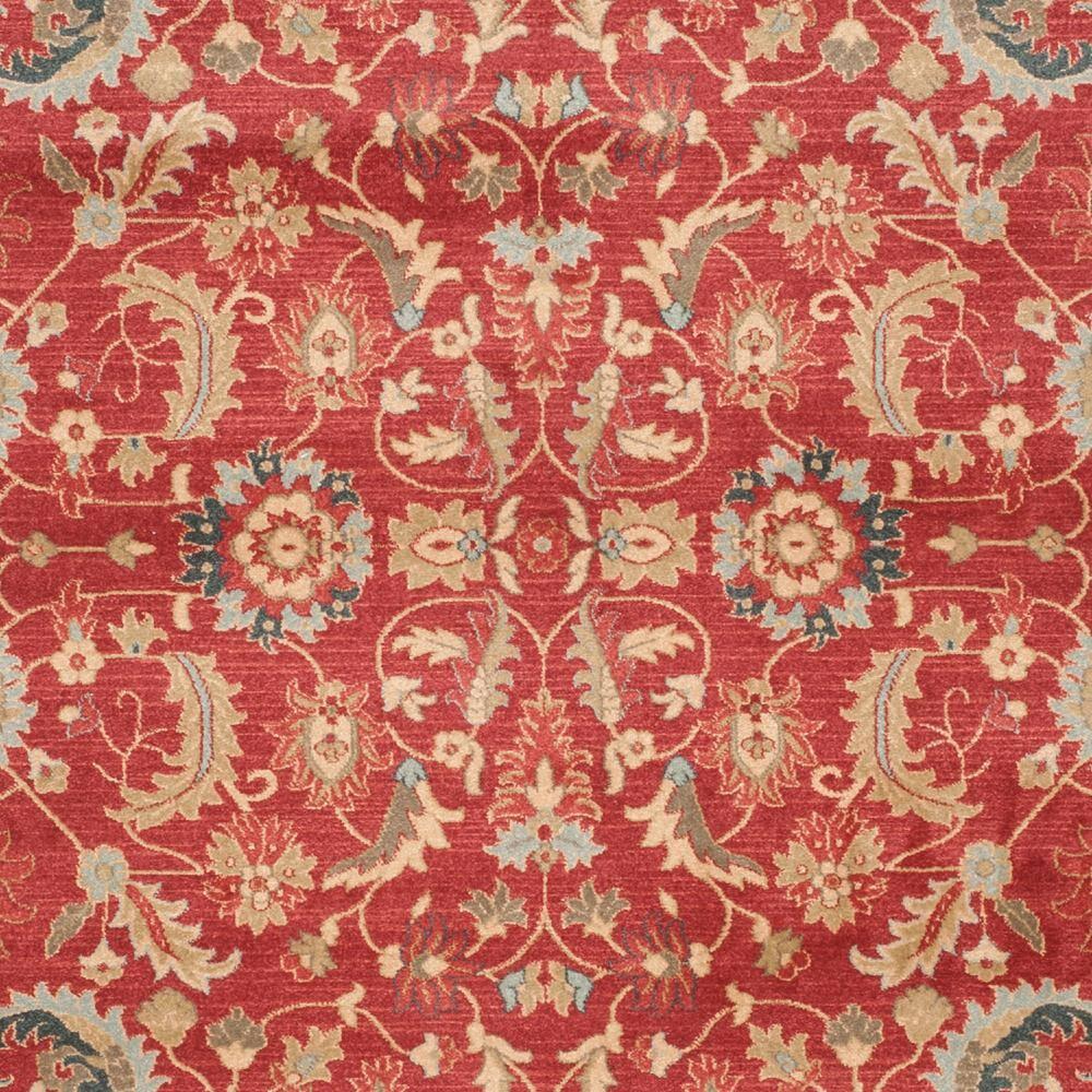 Mahal MAH699 Power Loomed Indoor Area Rug - Red/Natural - 8'x11' - Safavieh.