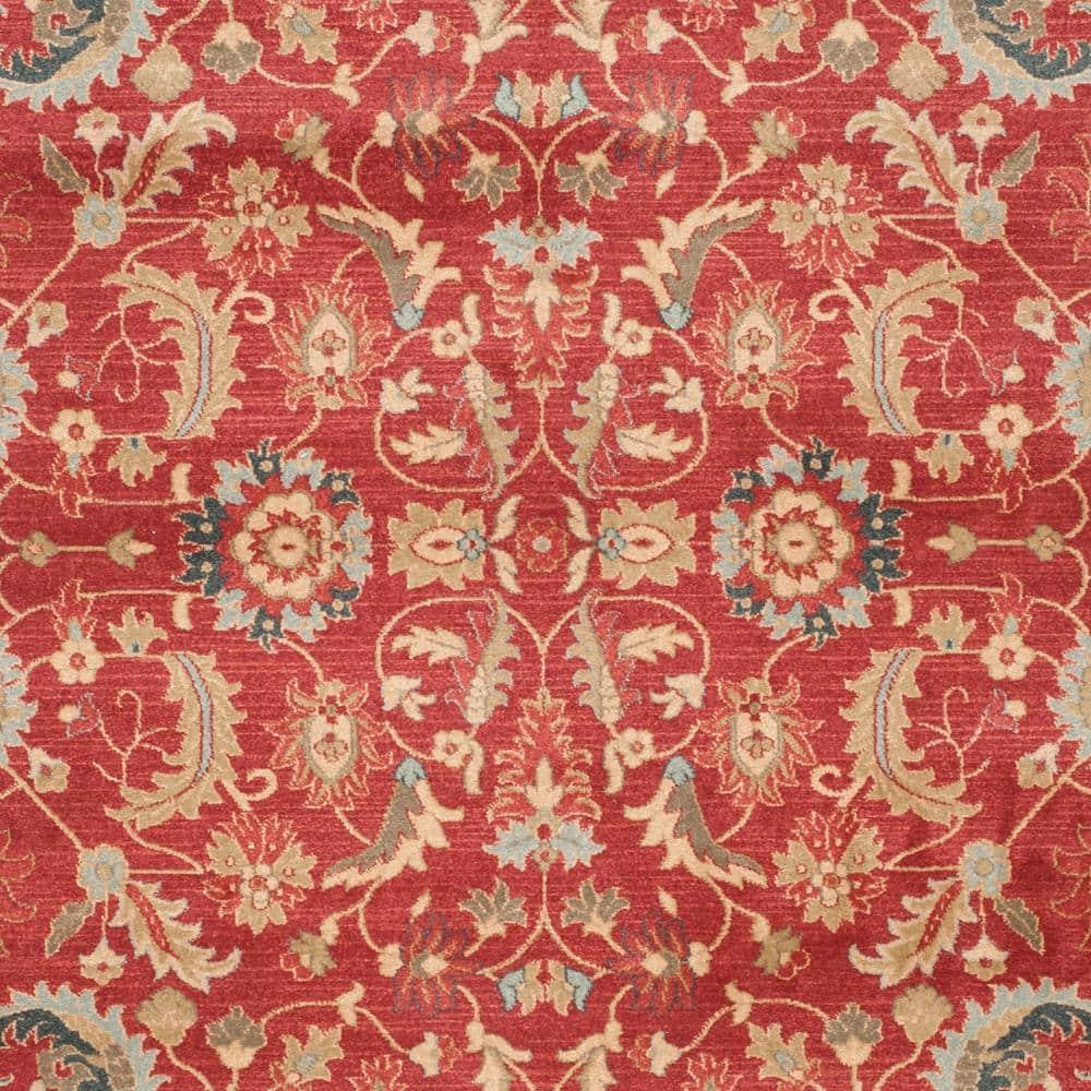 Mahal MAH699 Power Loomed Indoor Area Rug - Red/Natural - 8'x10' - Safavieh.