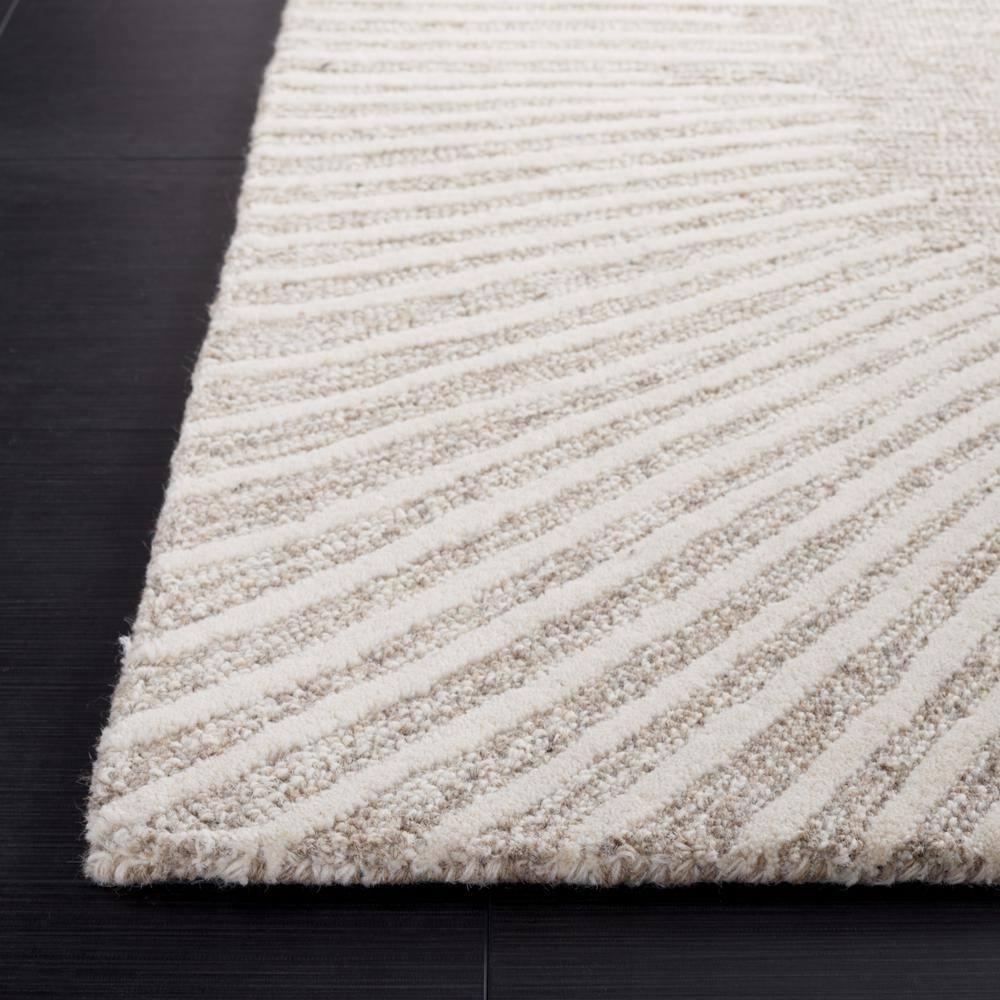 Abstract ABT478 Hand Tufted Area Rug - Natural/Ivory - 3'x5' - Safavieh .