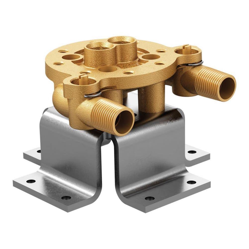 Arris Double Riser Tub Filler Concrete Mounting System