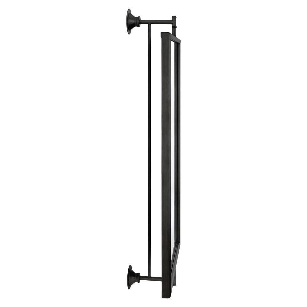 24"x40" Darbridge Rectangle Pivot Mirror Black - Kate & Laurel All Things Decor: Traditional Style, Wall Mounted, Includes Hardware