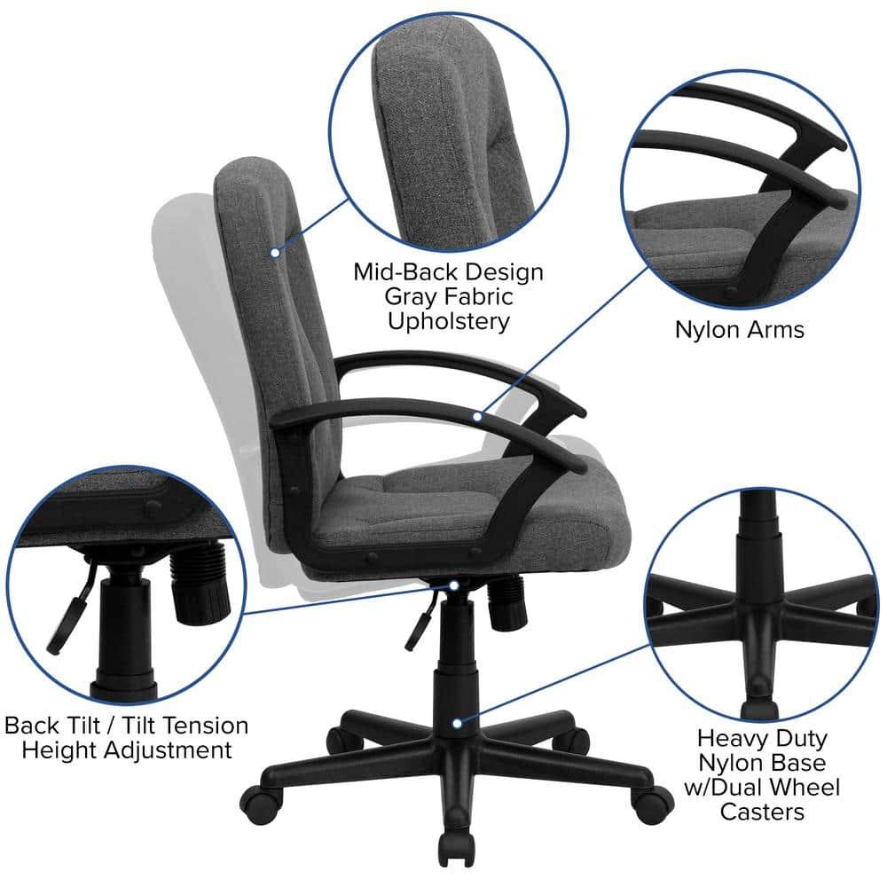 Executive Swivel Office Chair Gray - Flash Furniture