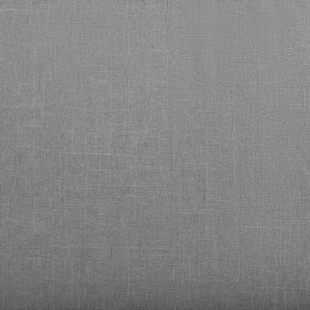 40"x84" No. 918 Light Filtering Semi-Sheer Joshua Heathered Texture Tab Top Curtain Panel Silver: Modern Indoor Decor