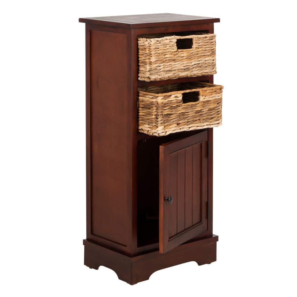 Connery Cabinet - AMH5742 - Cherry - Safavieh Couture