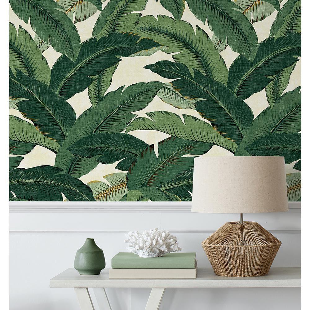 Tommy Bahama Swaying Palms 18' L x 20.5" W Peel & Stick Wallpaper Roll