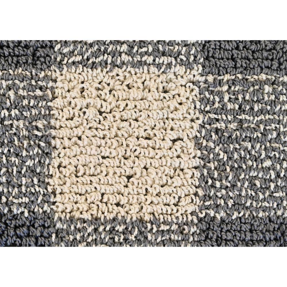 Garland Rug Country Living Buffalo Plaid Polypropylene Cinder/Ivory Indoor/Outdoor Area Rug, 5' x 7'