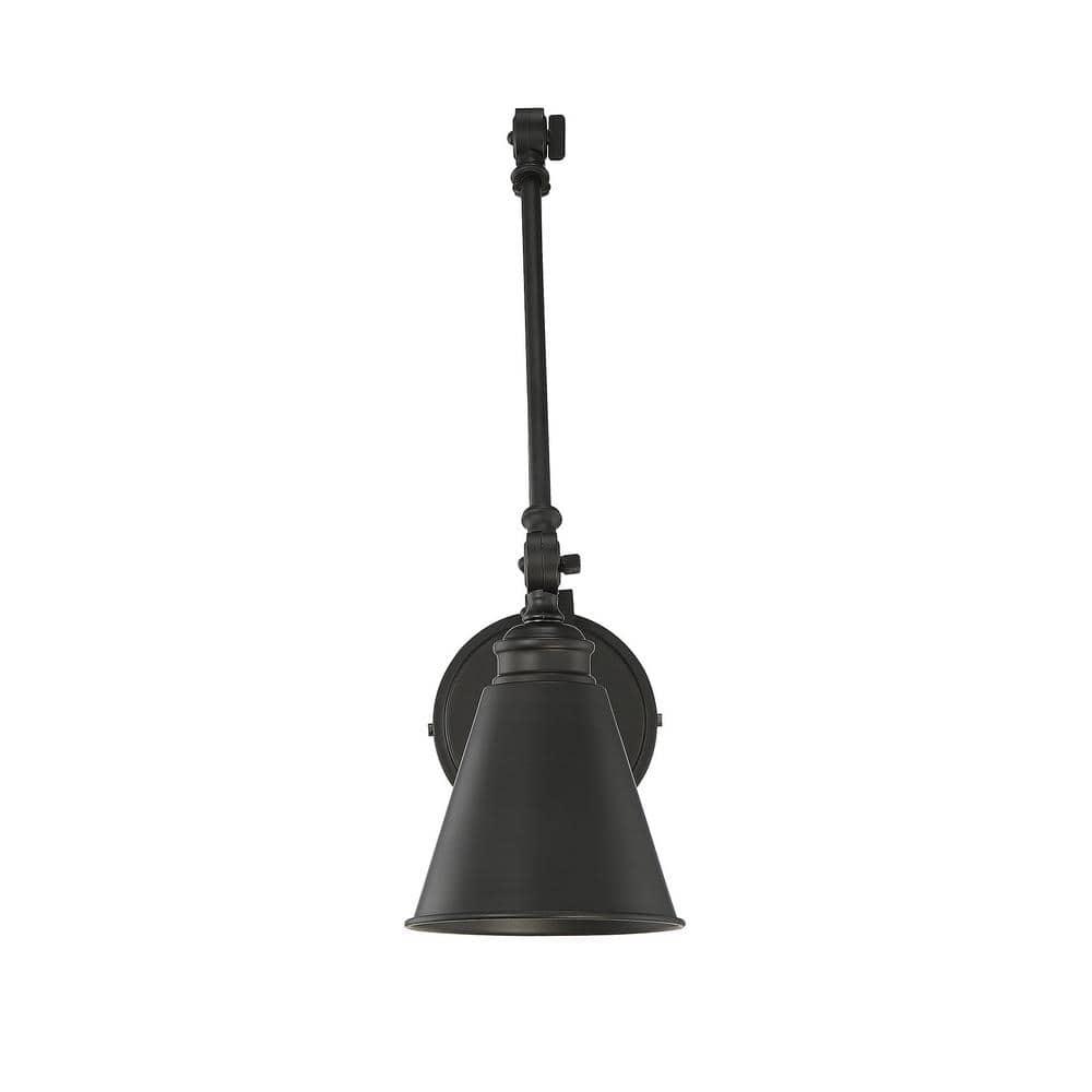 Savoy House Morland 1 - Light Swing Arm Lamp in  Matte Black