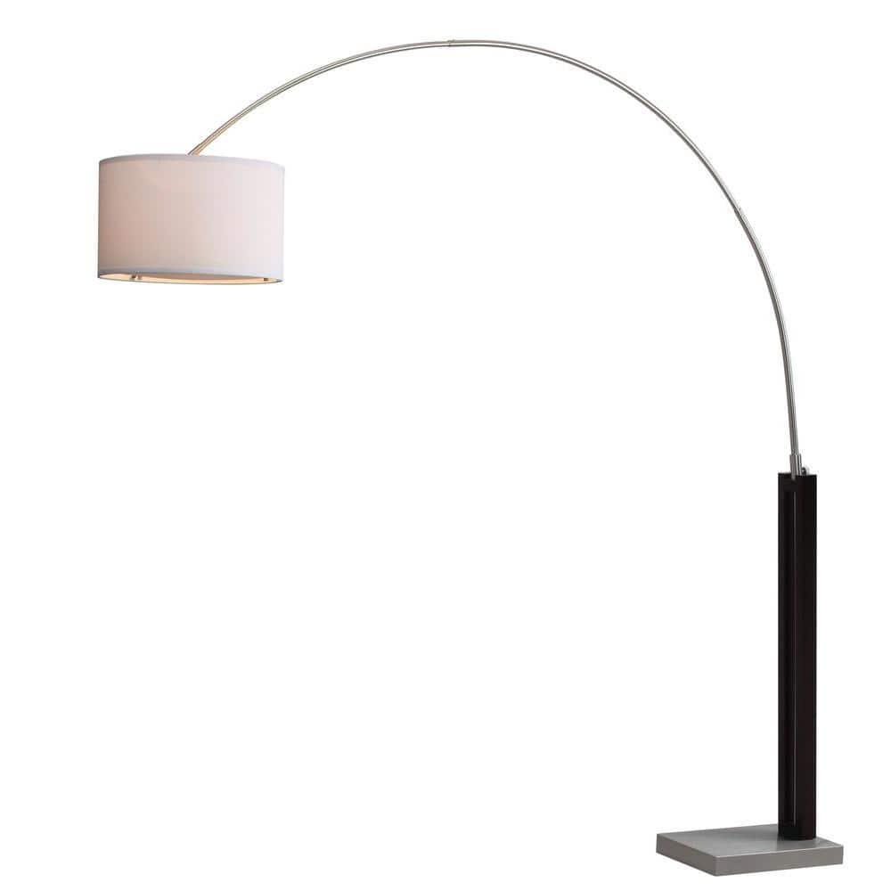 Safavieh Cosmos 83 in. H Modern Glam Arc Floor Lamp, Black/Nickel