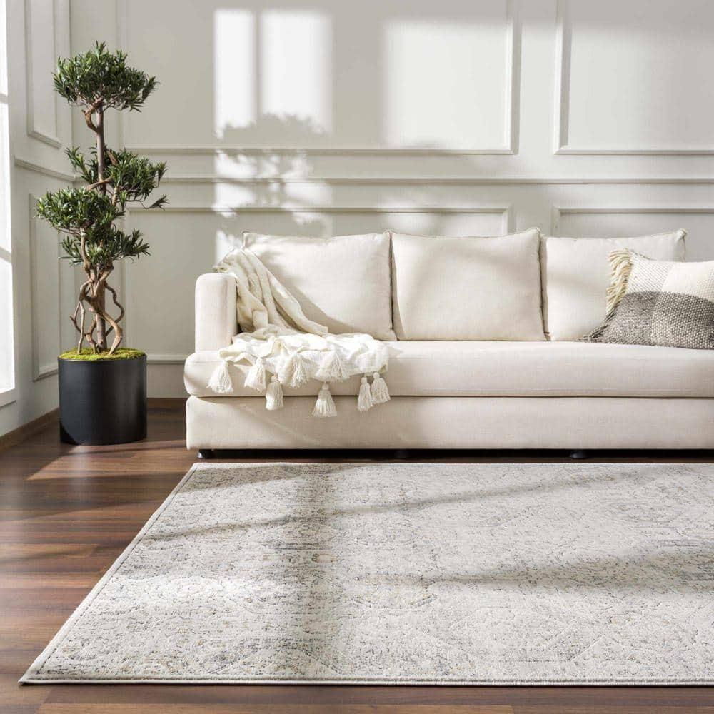 Hauteloom Rectangle Area Rug   Charcoal