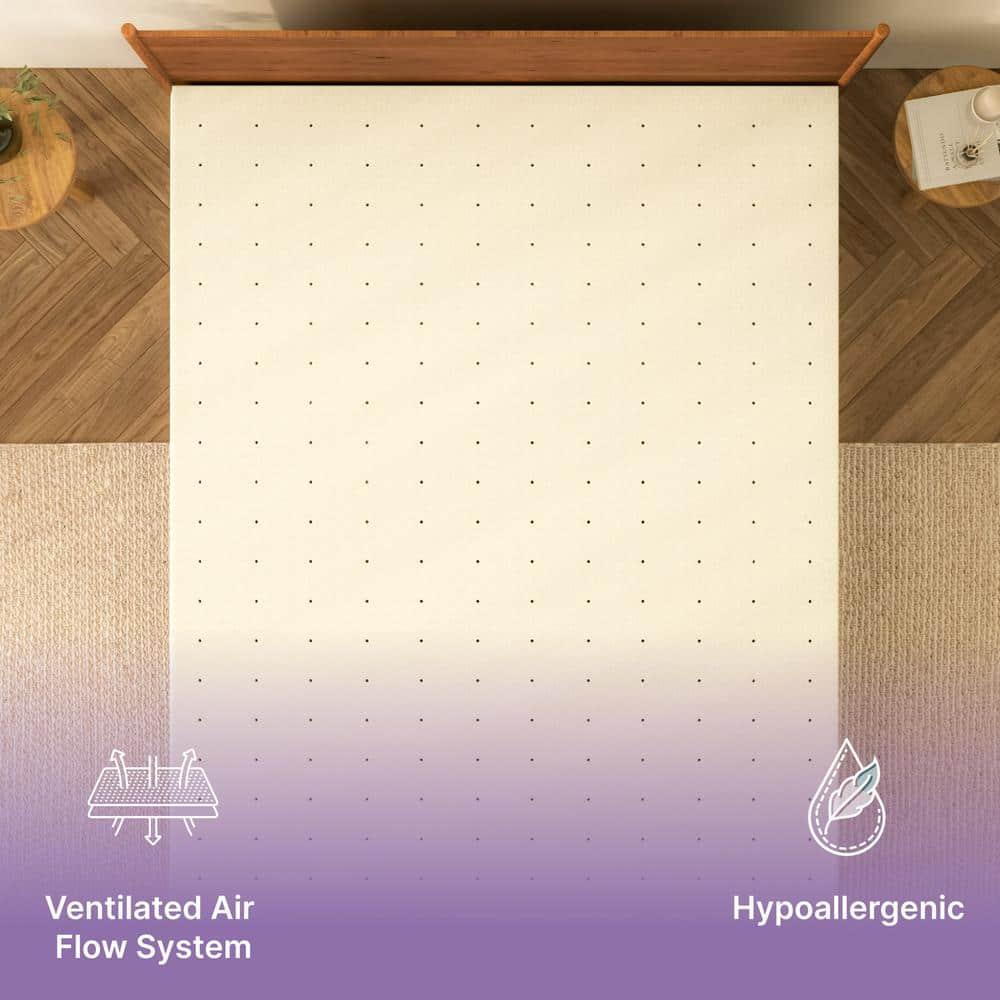 Nap Queen 1.5'' Ventilated Memory Foam Mattress Topper