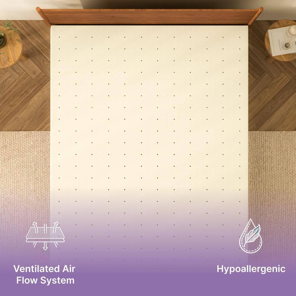 Nap Queen 1.5'' Ventilated Memory Foam Mattress Topper