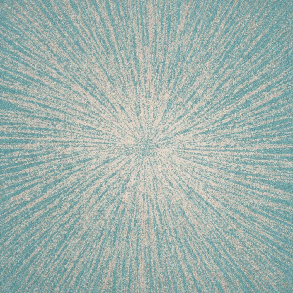 Evoke EVK228 Power Loomed Indoor Area Rug - Aqua/Ivory - 4'x6' - Safavieh