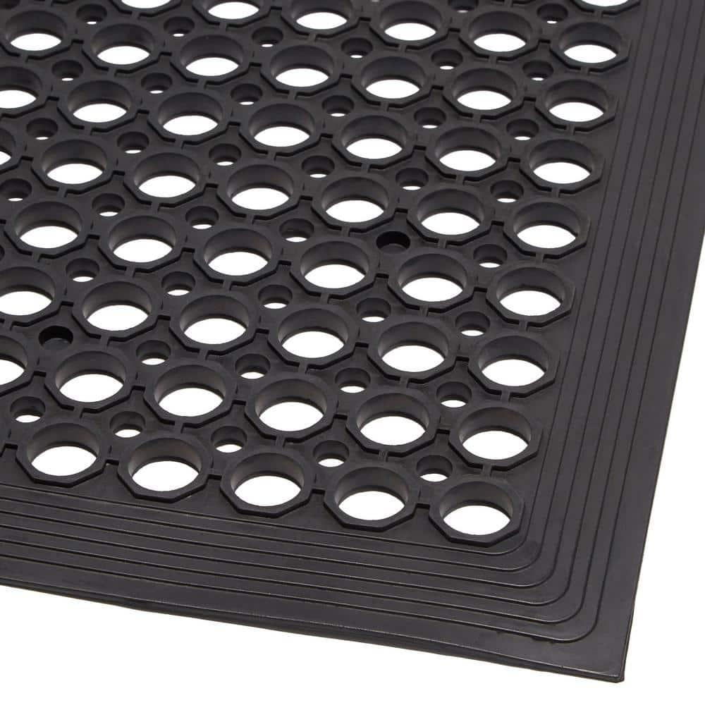 Offex 3 x 5 Foot Industrial Rubber Floor Mat