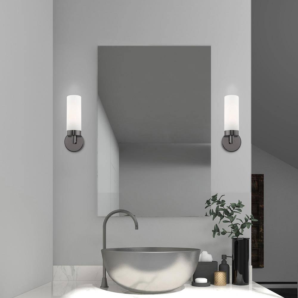 Livex Lighting Aero 1 - Light Sconce in  Black Chrome