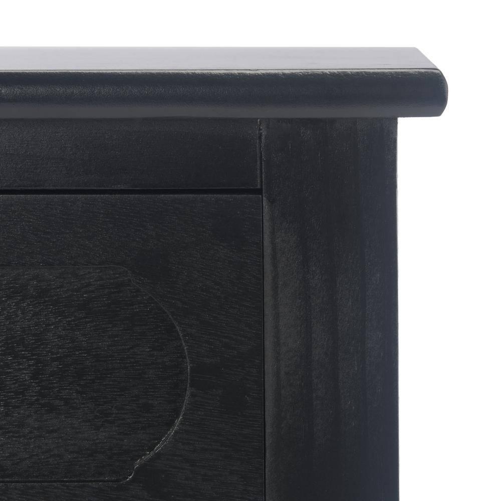 Allura 2 Drawer Console Table - Black - Safavieh