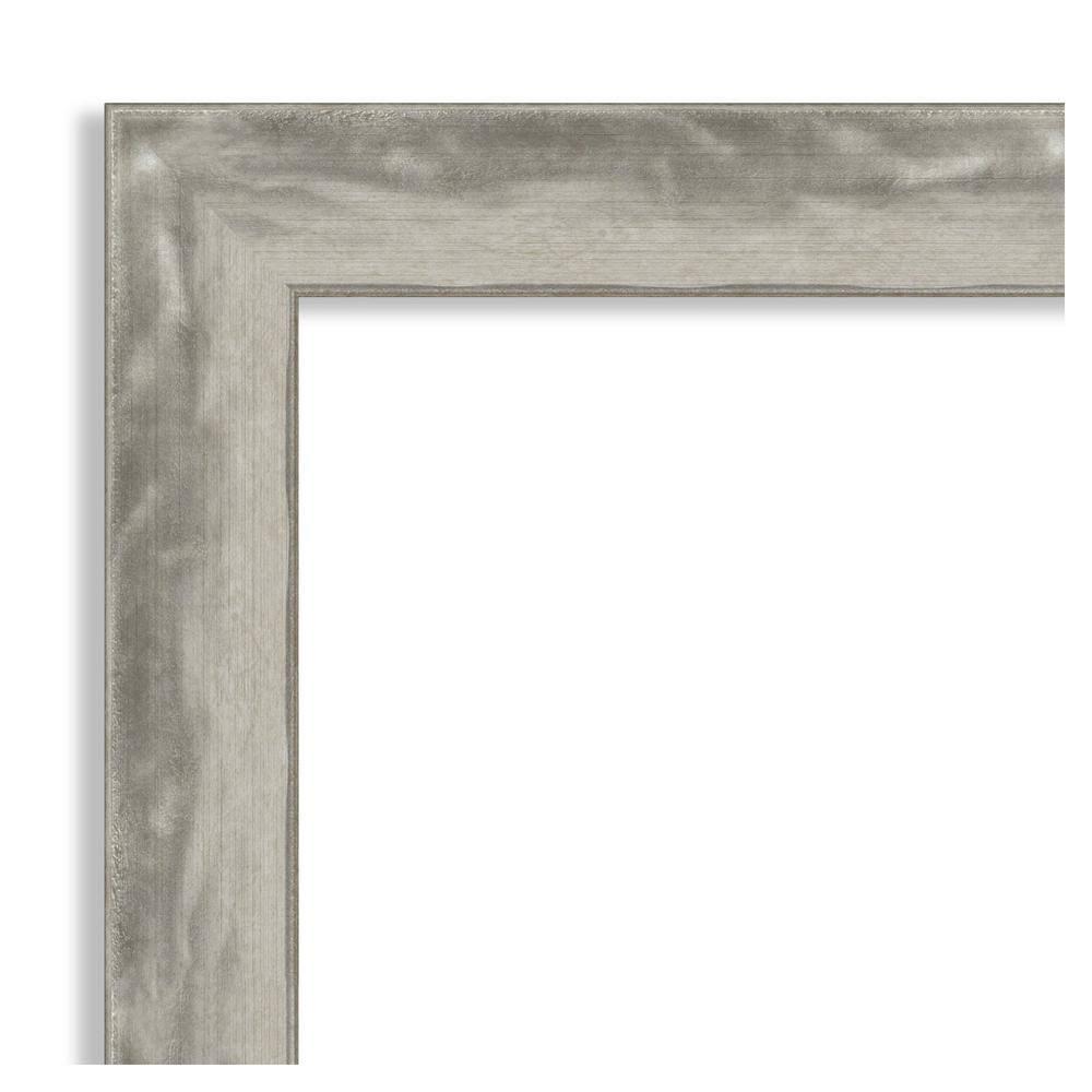 Amanti Art Waveline Silver Narrow Picture Frame Opening Size 11x14 in.
