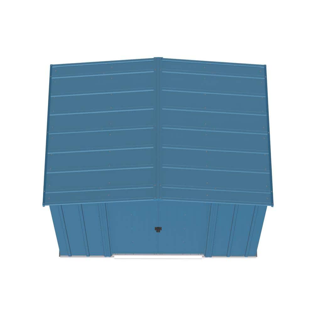 Arrow 8 ft. W x 6 ft. D Galvanized Steel Storage Shed