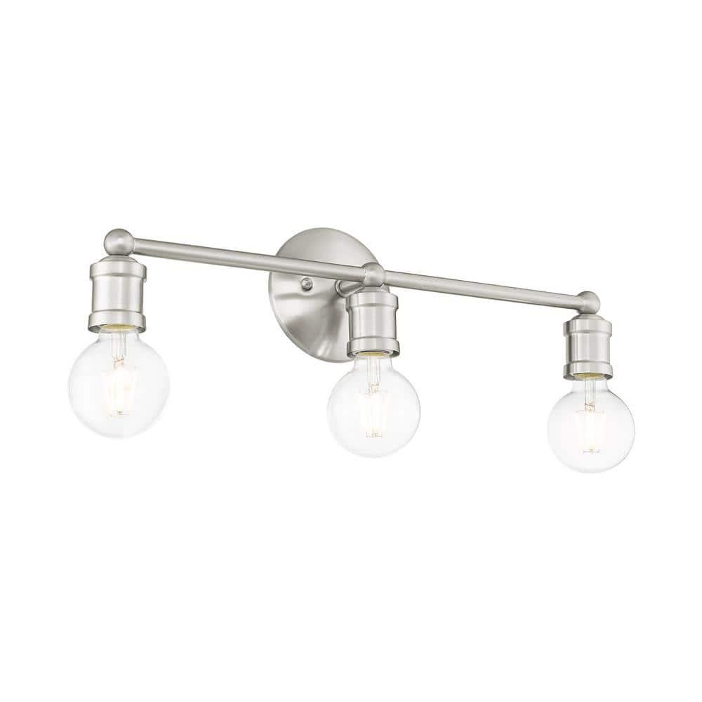 Livex Lighting Lansdale 3 - Light Vanity in  Brushed Nickel