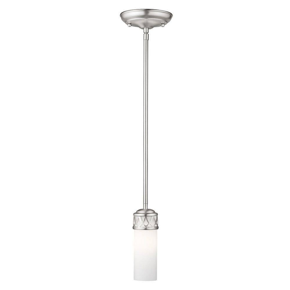 Livex Lighting Westfield 1 - Light Pendant in  Brushed Nickel