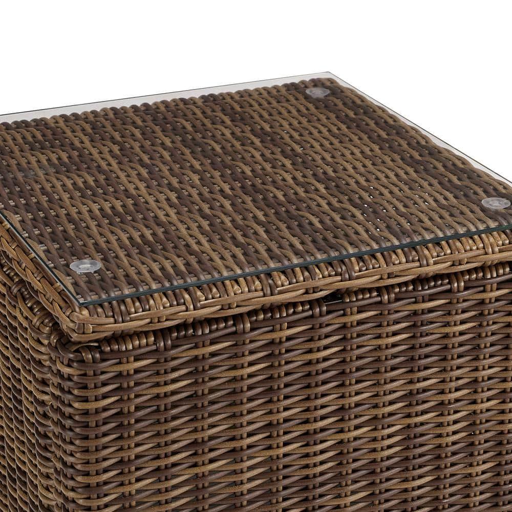 Bradenton Outdoor Wicker Rectangular Side Table - Crosley