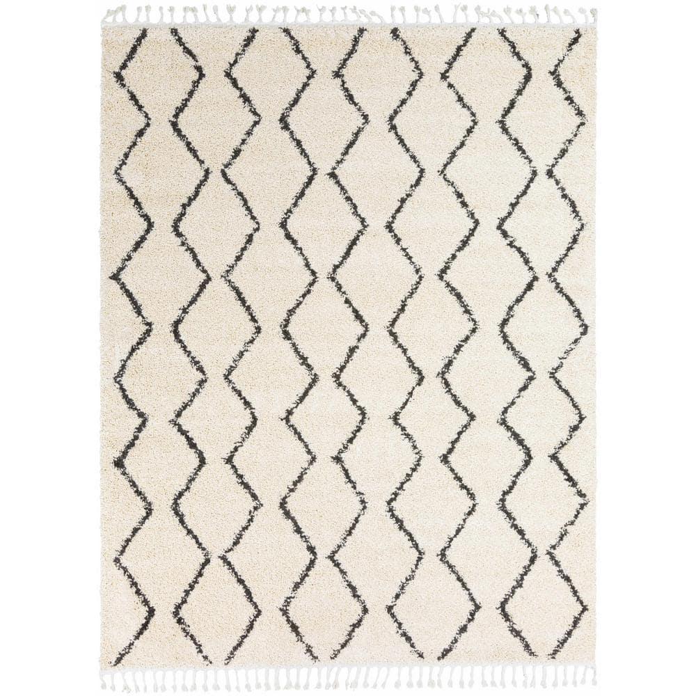 Hauteloom Rectangle Area Rug   Charcoal
