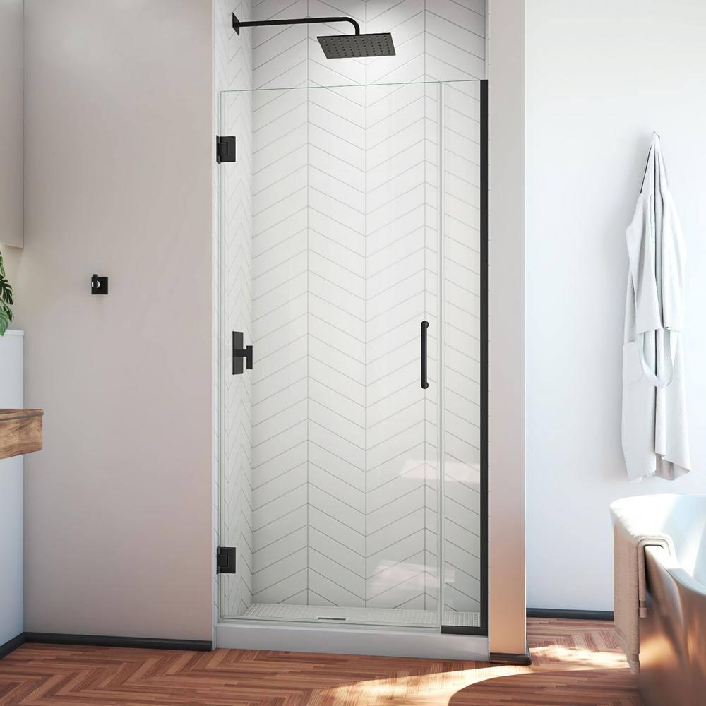 DreamLine Unidoor Plus 52" W x 72" H Pivot Frameless Shower Door with ClearMax™ Technology SHDR-243507210-09