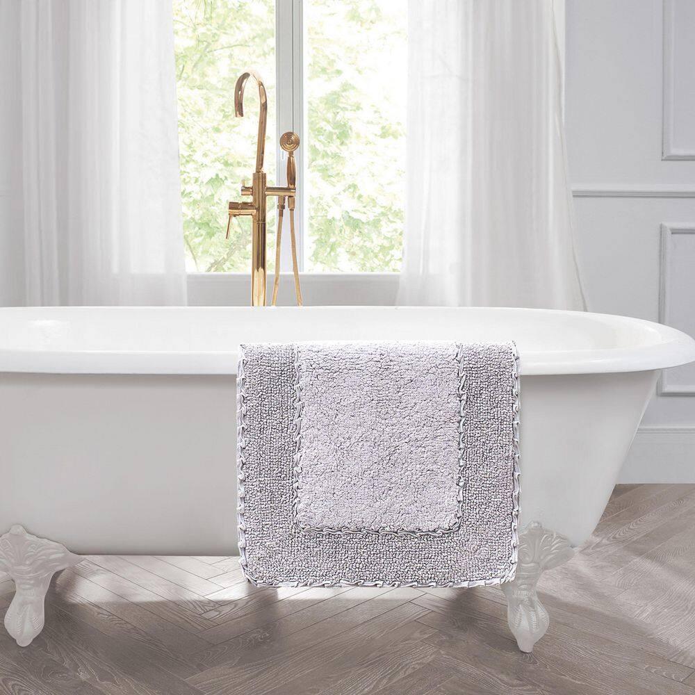 Laura Ashley Laura Ashley Ruffle 100% Cotton Bath Rugs