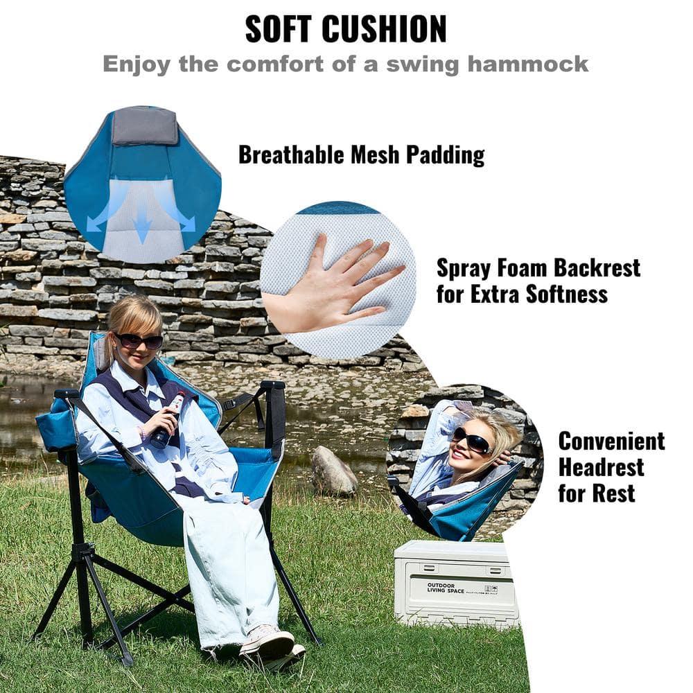Rosecliff Heights Camping Chair Hammock Chair 300 lbs Load Capacity Hammock Folding Chair | Wayfair