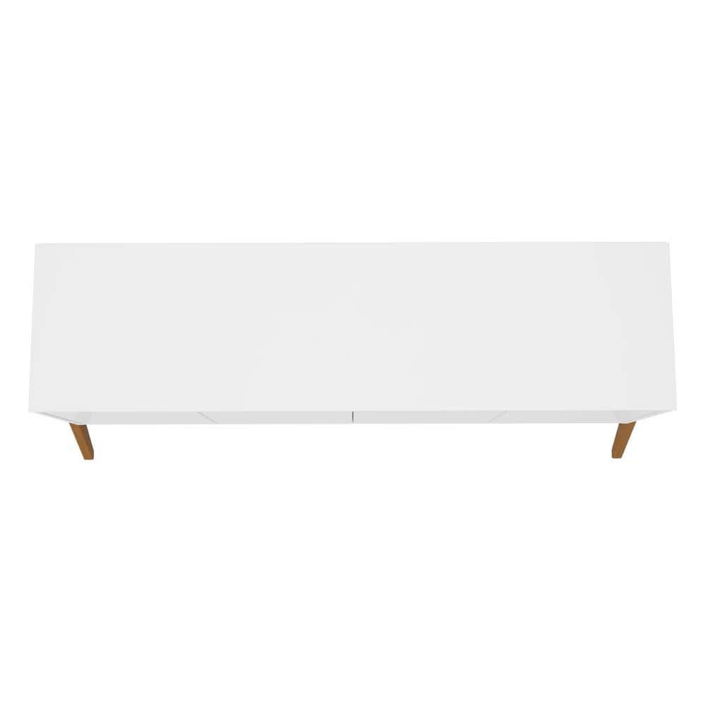Manhattan Comfort Jernya 63'' Sideboard with 4 Shelves in White