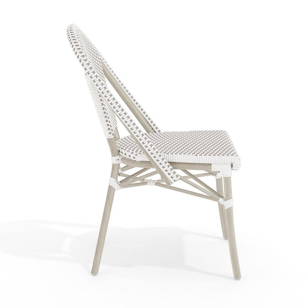 Martha Stewart Martha Stewart Lily Pond All-Weather Stackable Patio Bistro Dining Chair