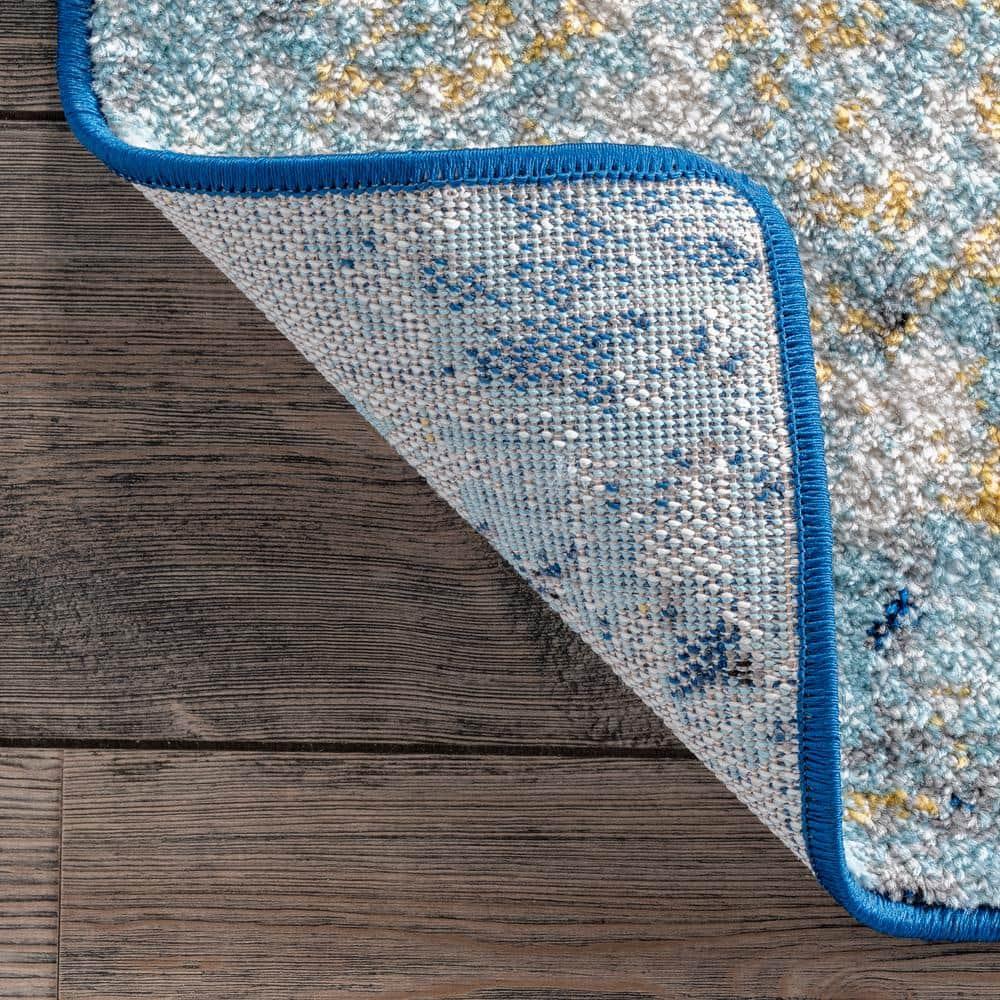 Nuloom Katharina Abstract 7x9 Area Rug for Living Room Bedroom Dining Room Kitchen, Blue/Multicolor