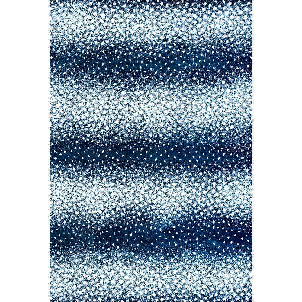 3'x 5' Antelope Modern Animal Area Rug, Navy/Cream - JONATHAN Y