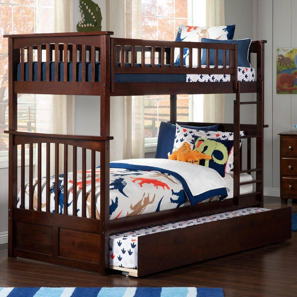 Columbia Bunk Bed Twin over Twin in Multiple Colors and Configurations