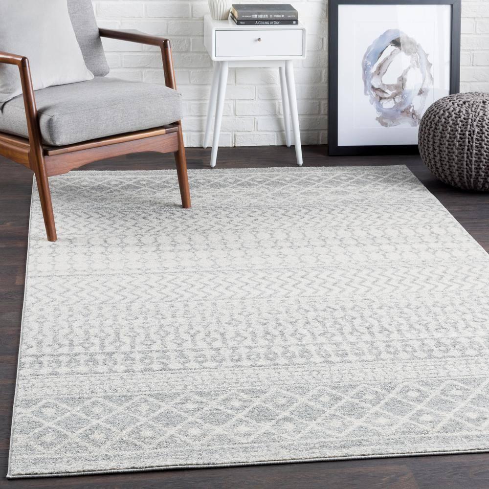 Laurine Gray Doormat 2 ft. x 3 ft. Area Rug