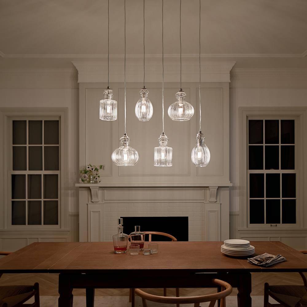 Kichler Lighting Riviera 6 - Light Island Pendant Light in  Brushed Nickel