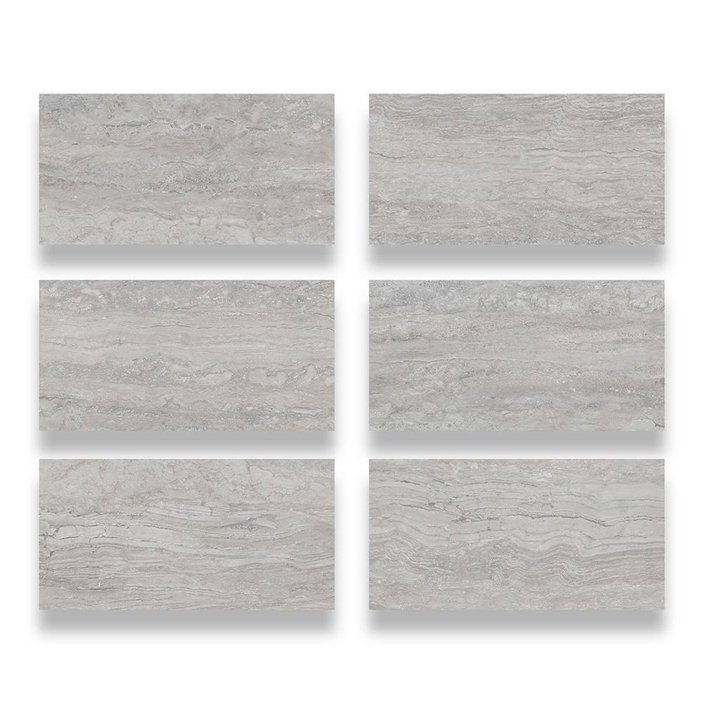 Spanish Marmol Porcelain 12" x 24" x 9mm Floor and Wall Tile Case(5 PCS, 10.76 Sq. Ft.)