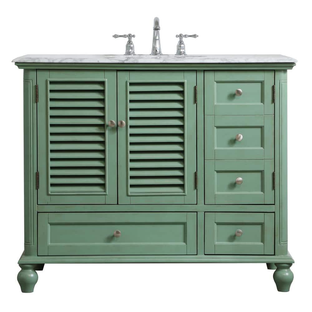 Elegant Kitchen and Bath Elegant Kitchen and Bath 42 Inch Single Bathroom Vanity