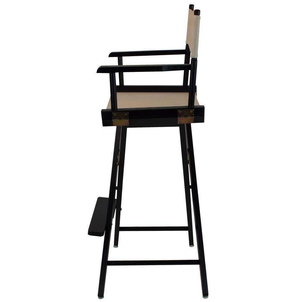 Extra-Wide Premium 30 in. Hardwoods Bar Height Directors Chair