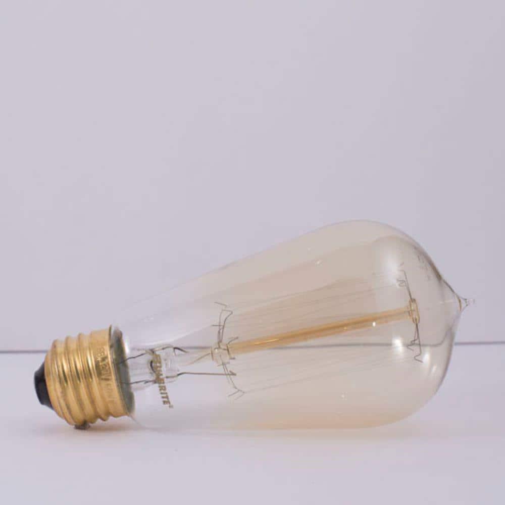 40 Watt Dimmable Nostalgic Edison Squirrel Cage-Style ST18 Light Bulb