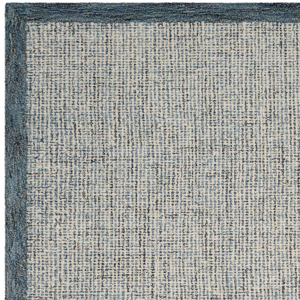 Abstract ABT220 Handmade Indoor Area Rug - Navy/Ivory - 6'x6' - Safavieh