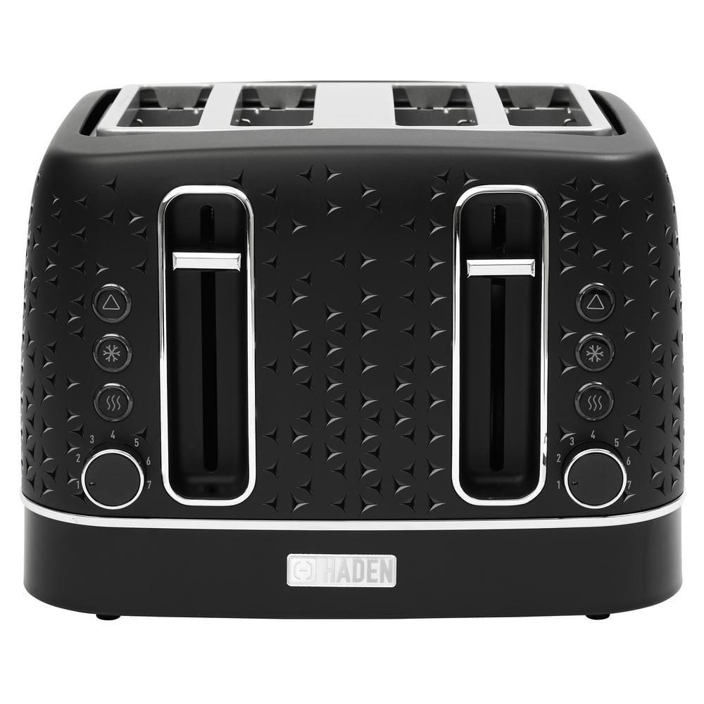 HADEN Starbeck Black 4-Slice Toaster