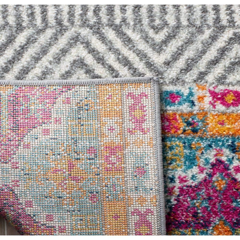 Madison MAD797 Power Loomed Indoor Accent Rug - Grey/Ivory - 3'x5' - Safavieh.