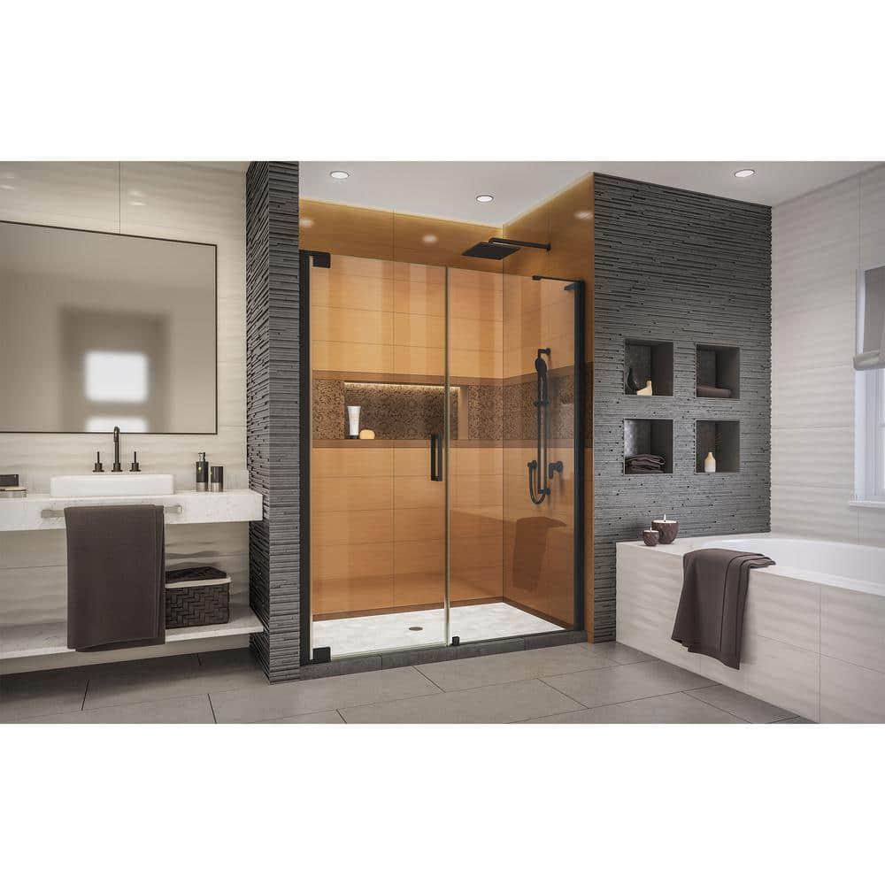 DreamLine Elegance-LS 55" W x 72" H Pivot Frameless Shower Door with ClearMax™ Technology SHDR-4327300-09