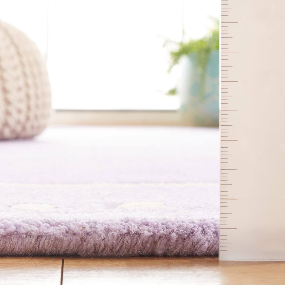 Bella BEL151 Hand Tufted Area Rug - Lavander/Ivory - 4'x6' - Safavieh.