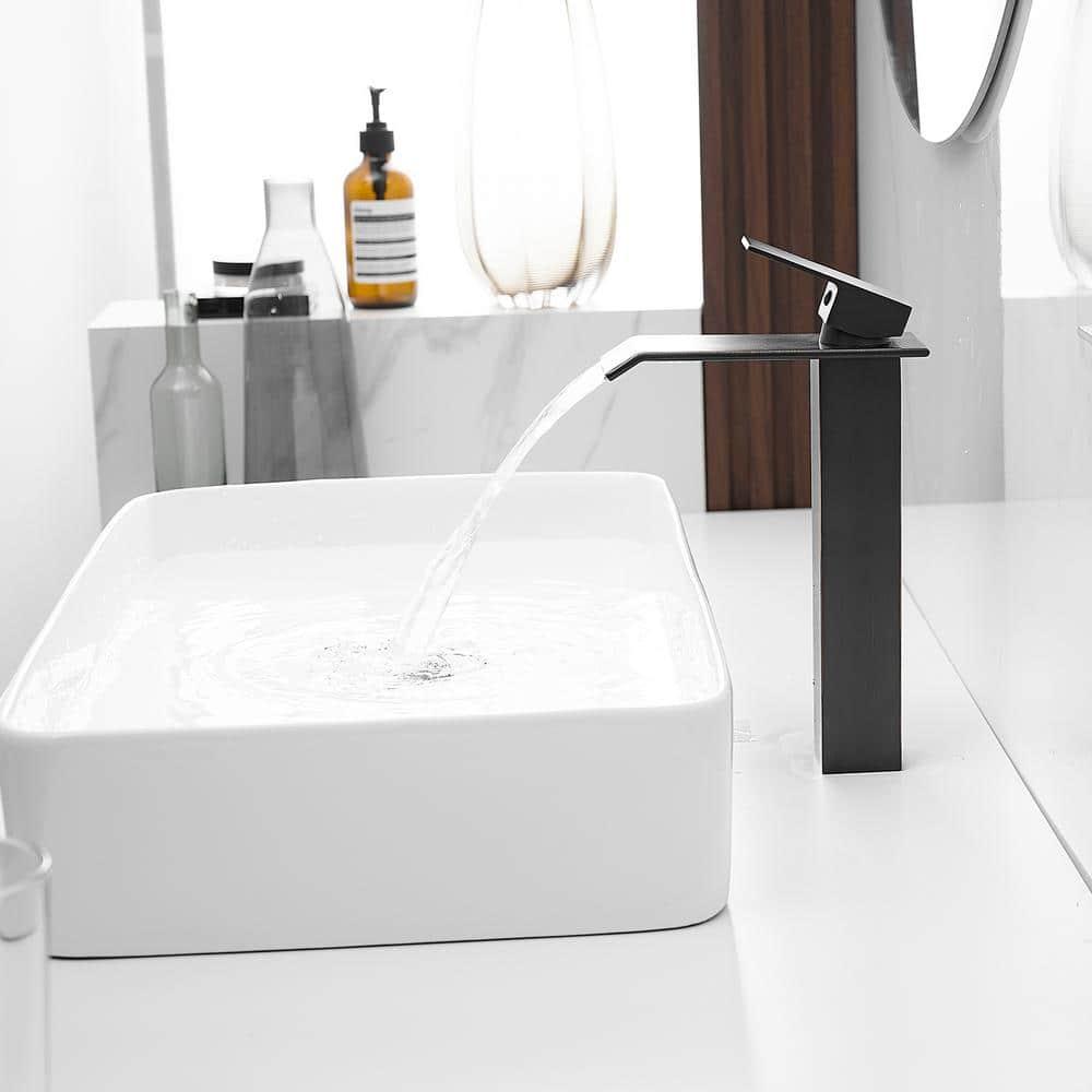 Vessel Sink Faucet Single-handle Bathroom Faucet with Drain Assembly