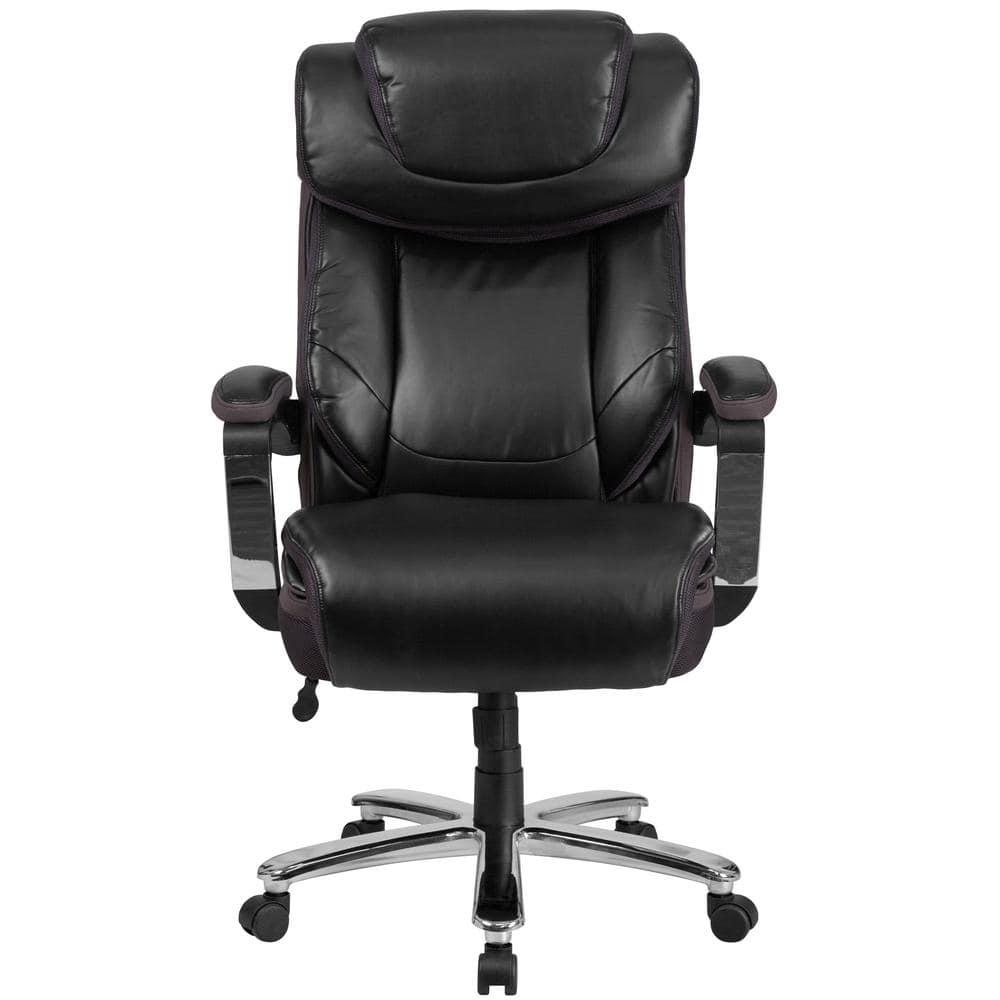 Flash Furniture Esmeralda Big & Tall LeatherSoft Ergonomic Office Chair with Headrest and Armrests by Flash Furniture