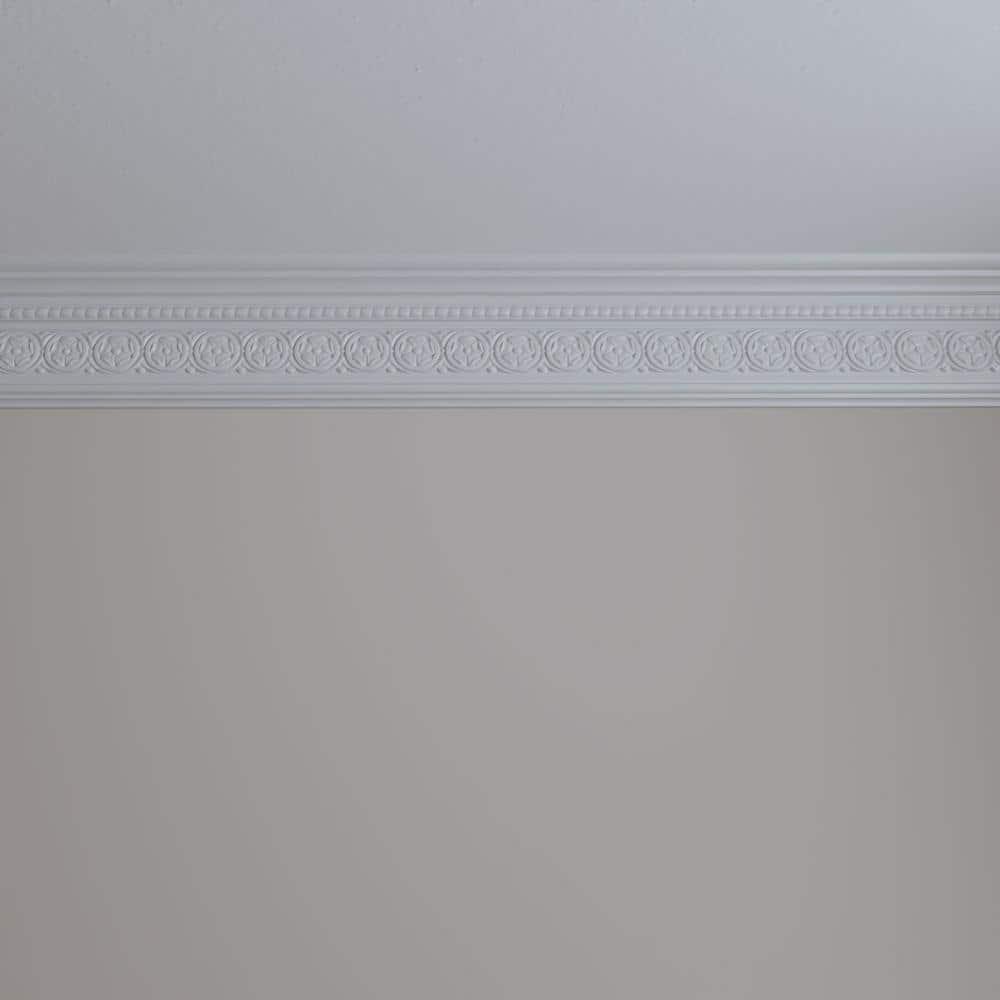 Ekena Millwork SAMPLE - Endurathane Washington Crown Moulding, 5 3/4"H x 3 1/8"P x 6 1/2"F x 12"L, (2" Repeat)
