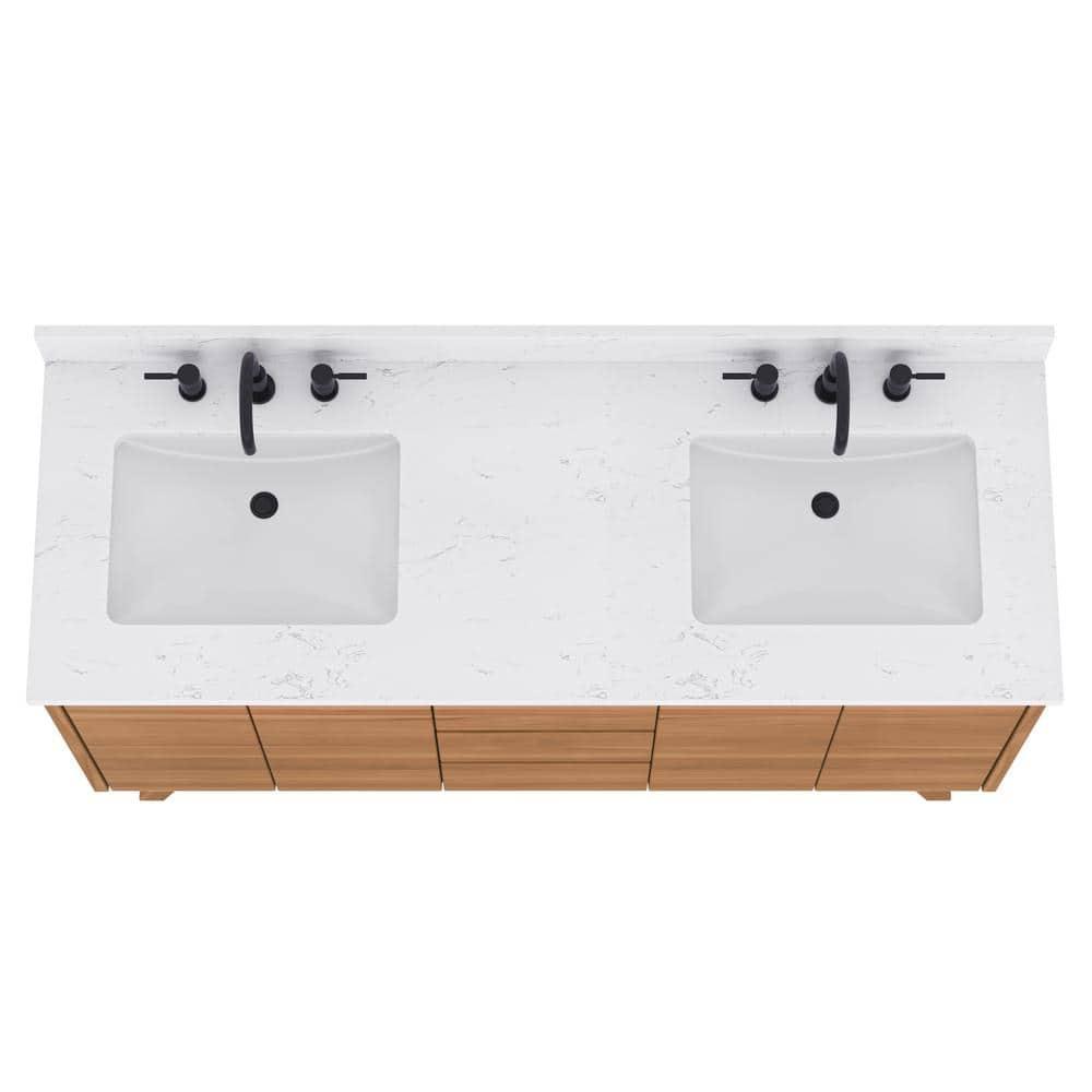 Avanity Coventry 60" Double Bathroom Vanity with Engineered Stone Top