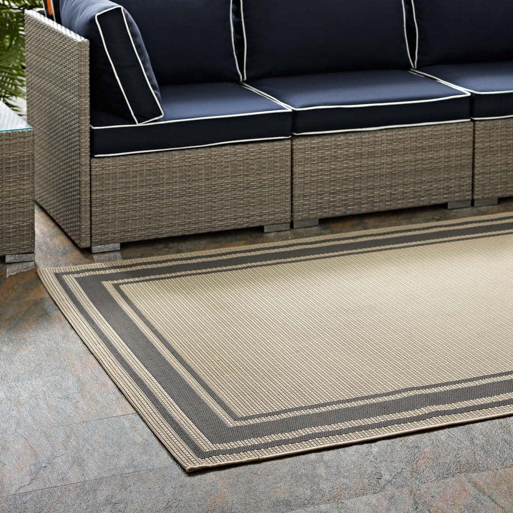 Modway Modway Rim Solid Border Borderline Indoor and Outdoor Area Rug