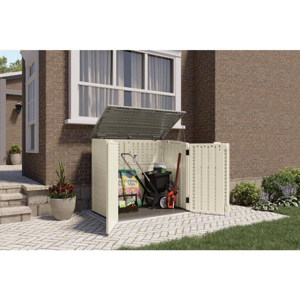 Suncast Outdoor Resin Horizontal Storage Shed